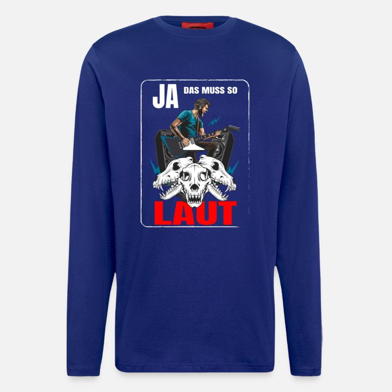 Ja das muss so Laut - Langarmshirt - made by SPREAD - Iconic Blue