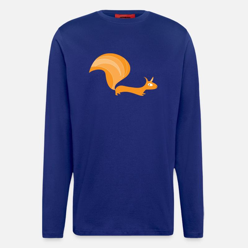 Eichhörnchen mit Einhorn (b) - Langarmshirt - made by SPREAD  - Iconic Blue