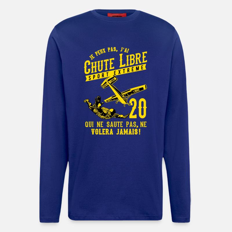 Freier Fall Extremsport 2020 - Langarmshirt - made by SPREAD  - Iconic Blue