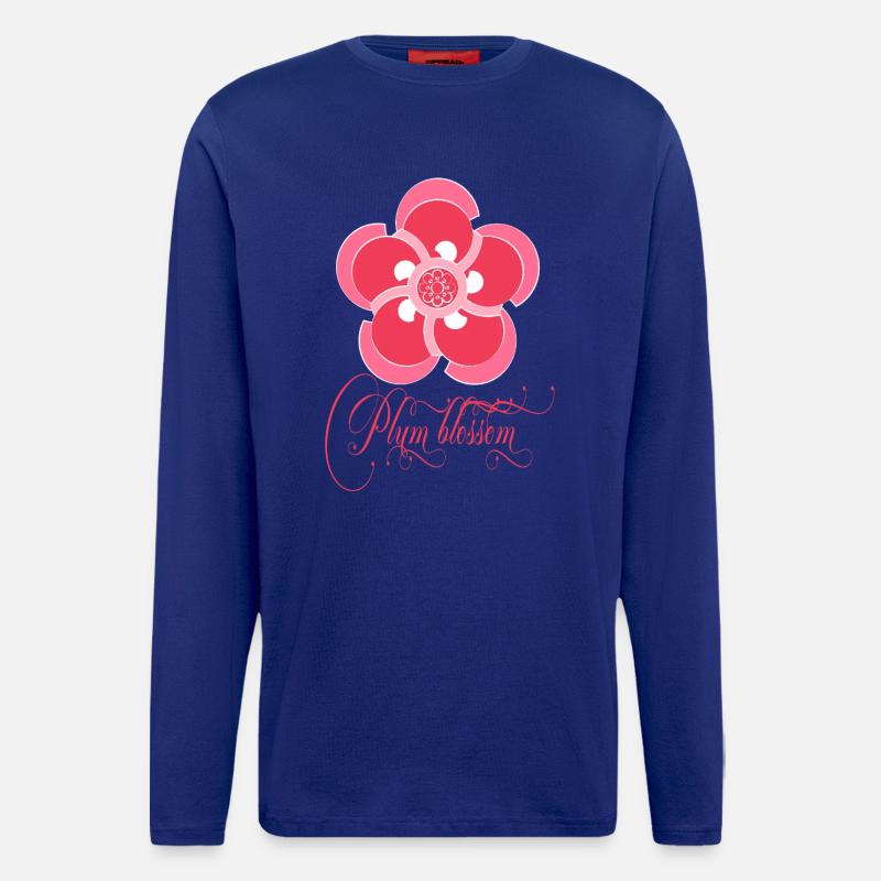 Plum blossom - Longsleeve - made by SPREAD - Iconic Blue