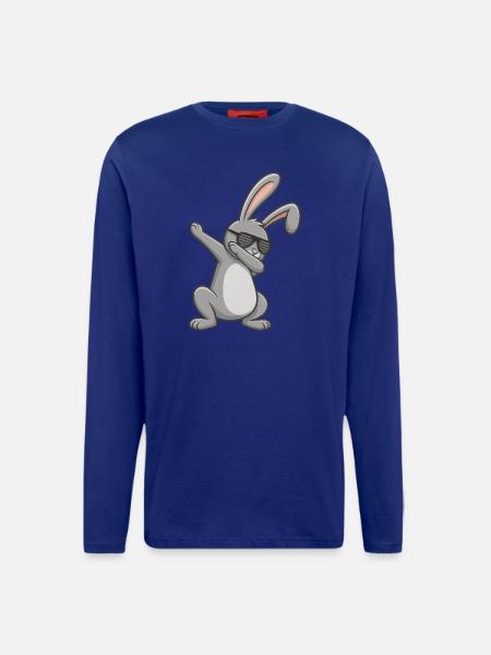 Easter Bunny Dab Easter - Longsleeve - made by SPREAD - Iconic Blue