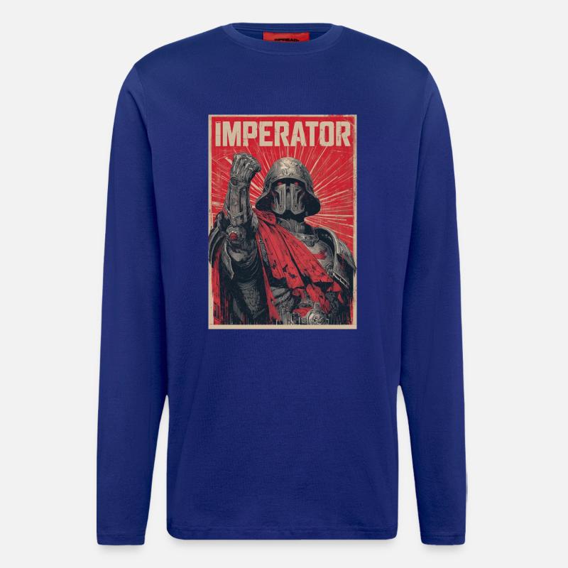 Emperor Warrior Poster - Longsleeve - made by SPREAD  - Iconic Blue