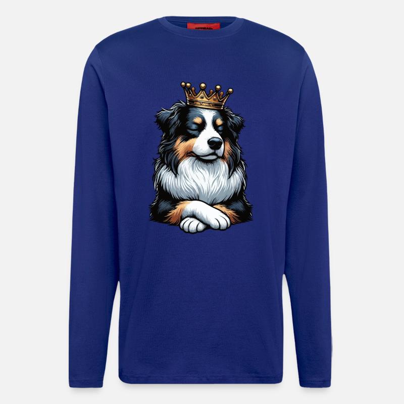 Australian Shepherd Aussie Aussiebesitzer Aussies - Langarmshirt - made by SPREAD  - Iconic Blue