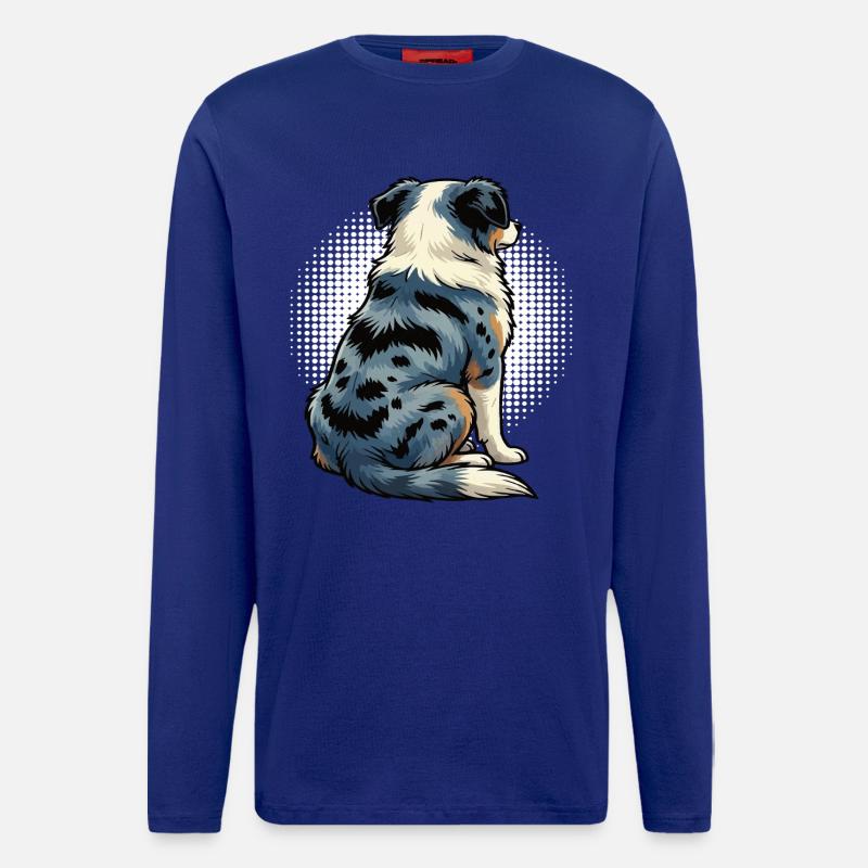 Australian Shepherd Aussie Aussie Owners Aussies - Longsleeve - made by SPREAD - Iconic Blue