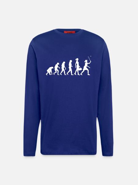 Evolution Frauen Badminton - Langarmshirt - made by SPREAD - Iconic Blue