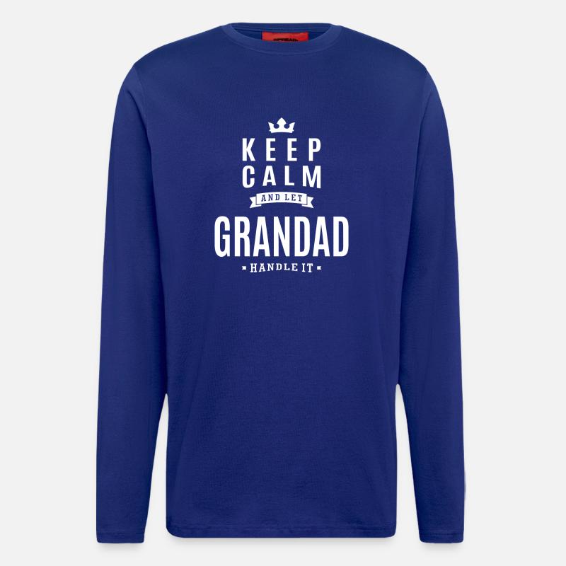 Let Grandad Handle It - Longsleeve - made by SPREAD  - Iconic Blue