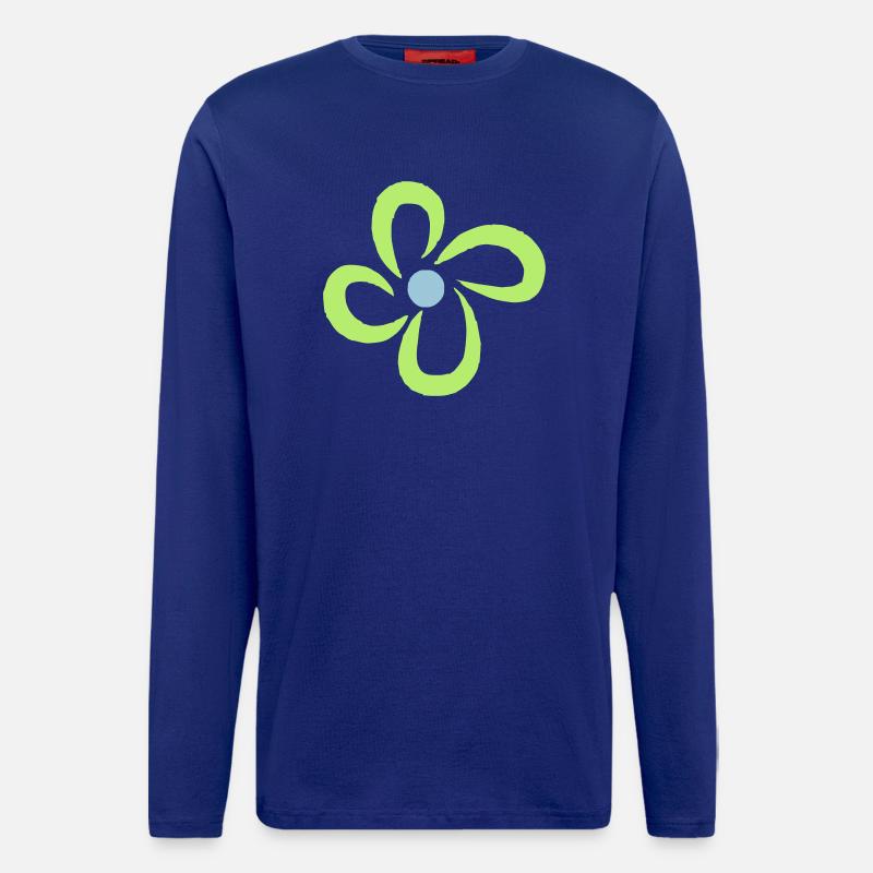 Blume - Langarmshirt - made by SPREAD  - Iconic Blue