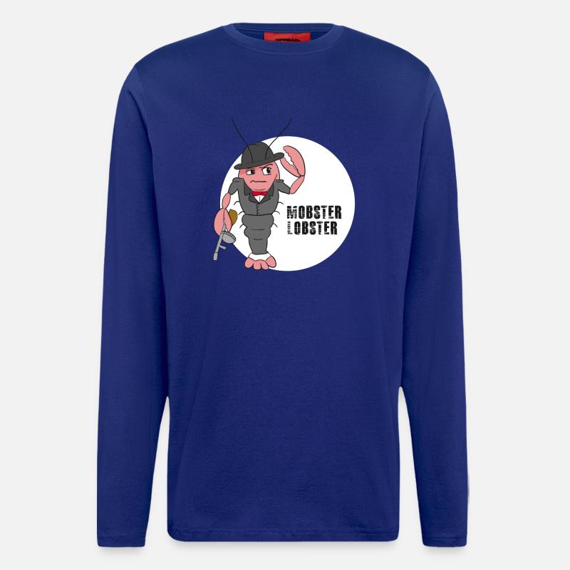 Mobster Lobster - Langarmshirt - made by SPREAD  - Iconic Blue