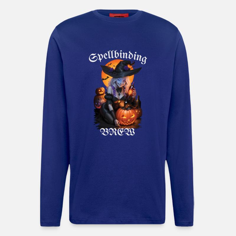 Spellbinding Halloween Beer - Longsleeve - made by SPREAD - Iconic Blue