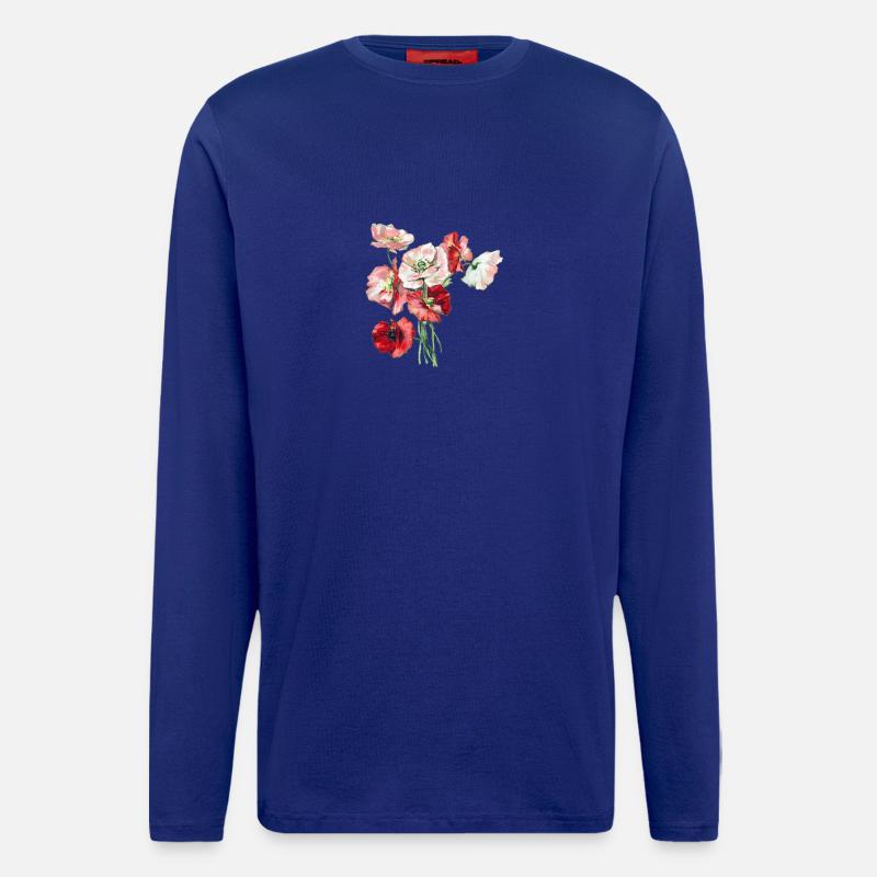 Blumenstrauß - Langarmshirt - made by SPREAD  - Iconic Blue