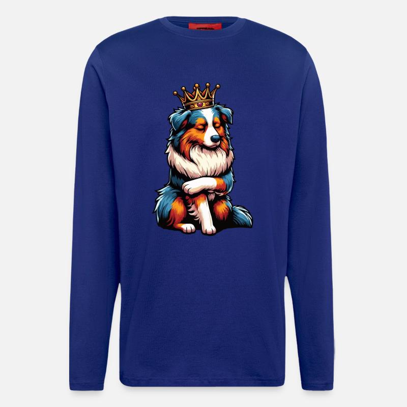 Australian Shepherd Aussie Aussiebesitzer Aussies - Langarmshirt - made by SPREAD  - Iconic Blue