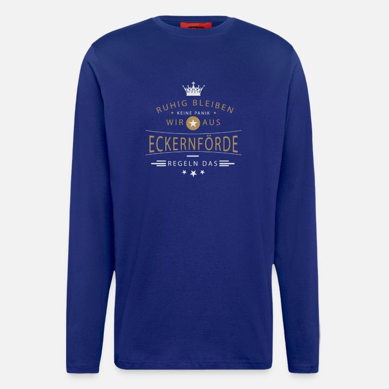 Eckernförde Stadt - Langarmshirt - made by SPREAD - Iconic Blue