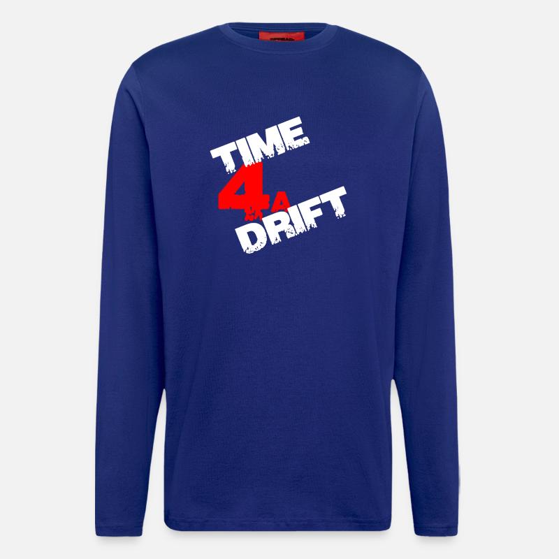 Time 4 a Drift Geschenk - Langarmshirt - made by SPREAD  - Iconic Blue