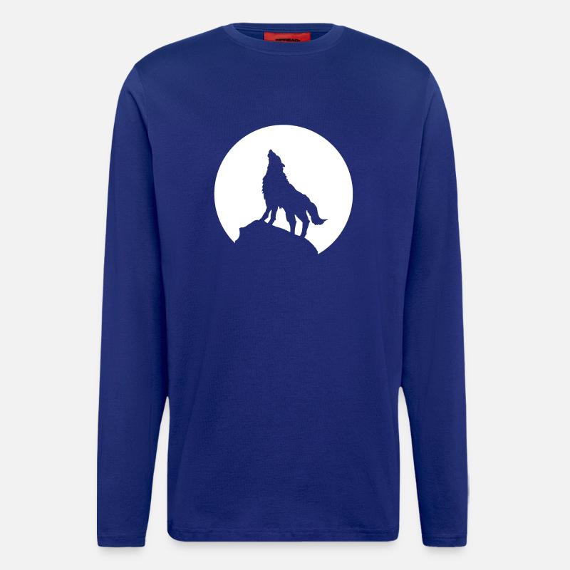 Wolf - Langarmshirt - made by SPREAD - Iconic Blue