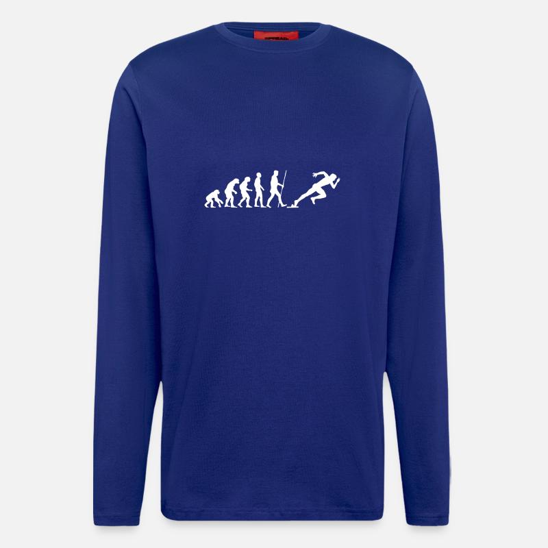 SPRINTER EVOLUTION! - Langarmshirt - made by SPREAD  - Iconic Blue