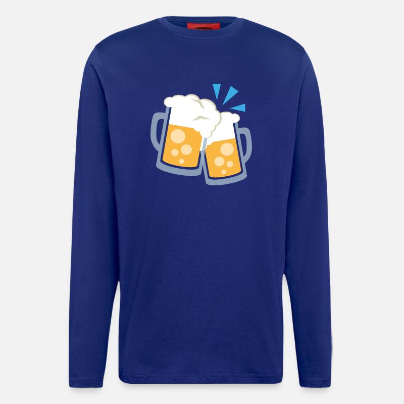 bier krüge - Langarmshirt - made by SPREAD - Iconic Blue