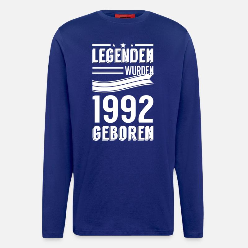 1992 - Langarmshirt - made by SPREAD  - Iconic Blue