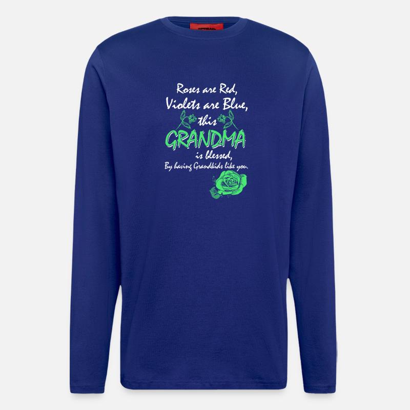This Grandma is Blessed - Langarmshirt - made by SPREAD - Iconic Blue