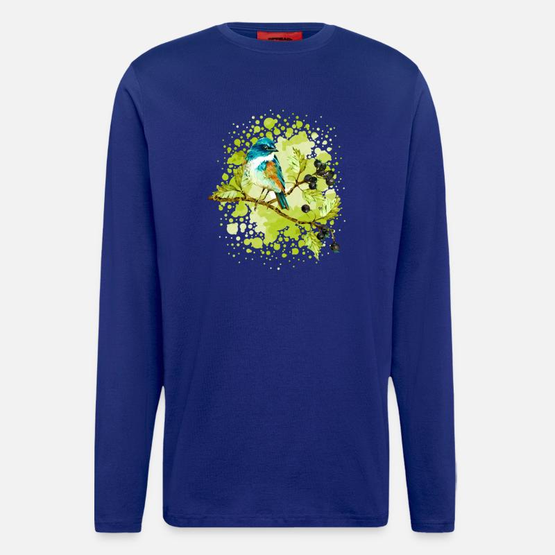 Vogel - Langarmshirt - made by SPREAD  - Iconic Blue