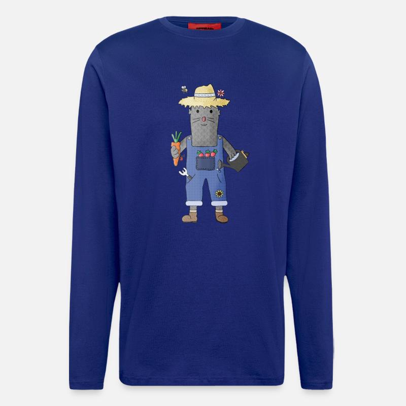 Master Mole Garden under control - Longsleeve - made by SPREAD  - Iconic Blue