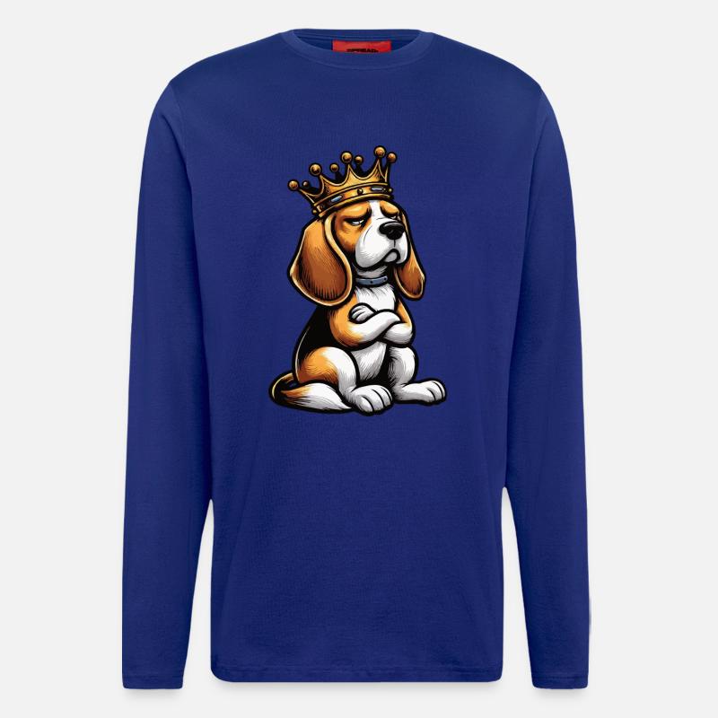 Beagle Beaglebesitzer Beaglehalter beaglehund - Langarmshirt - made by SPREAD  - Iconic Blue