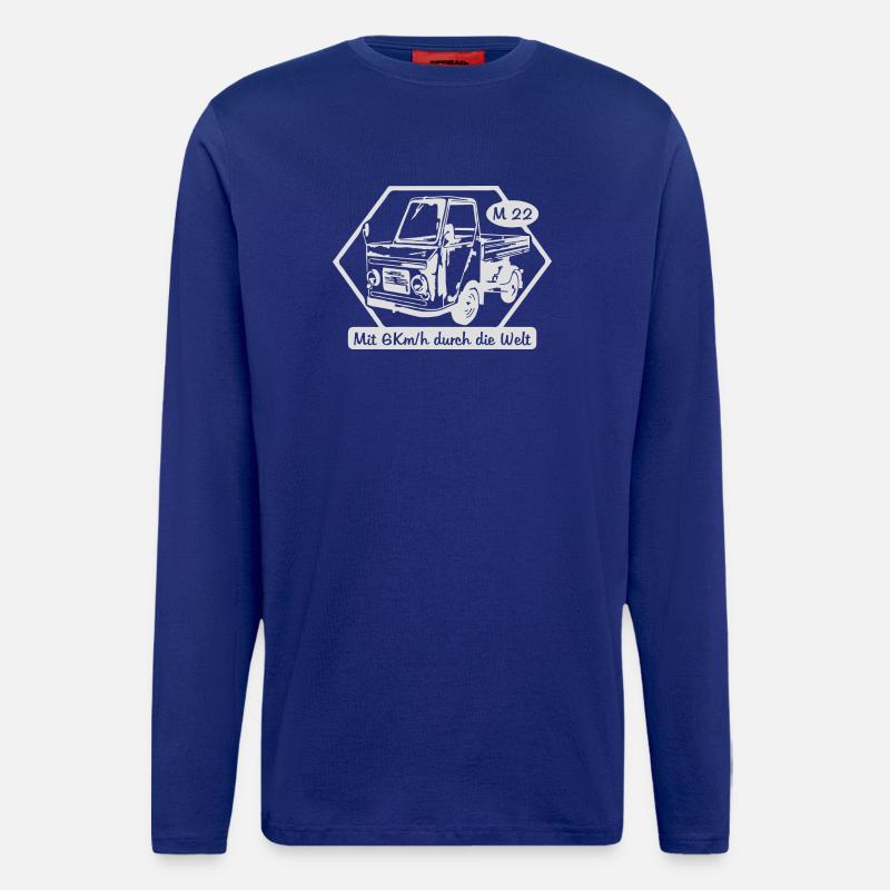 IFA LKW Multicar M22 - Langarmshirt - made by SPREAD  - Iconic Blue