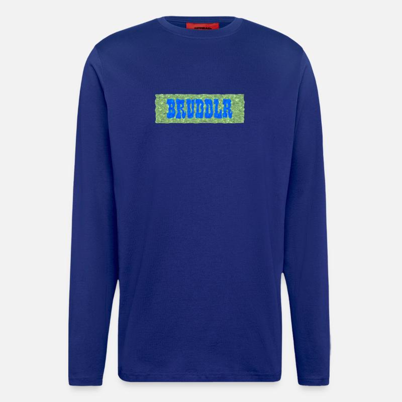 Bruddlr - alter Meckerfritze - Langarmshirt - made by SPREAD - Iconic Blue
