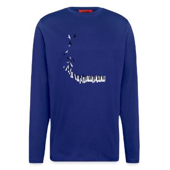 Piano - Langarmshirt - made by SPREAD  - Iconic Blue - Vorne