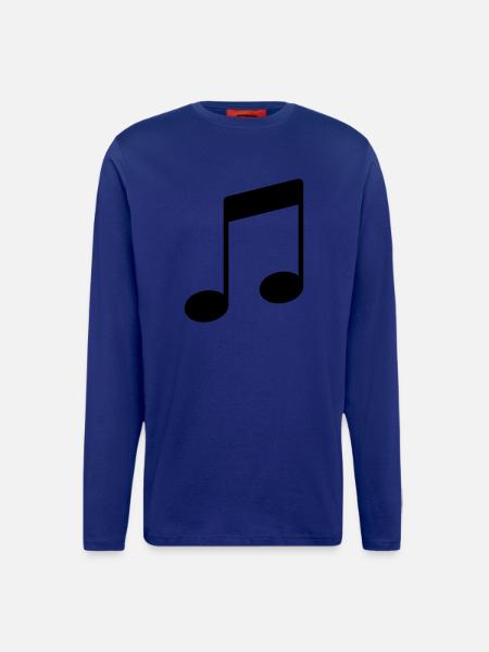 note_icon - Longsleeve - made by SPREAD - Iconic Blue