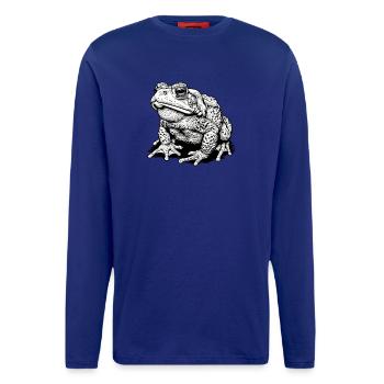 Toad Kröten Kröte - Langarmshirt - made by SPREAD  - Iconic Blue - Vorne