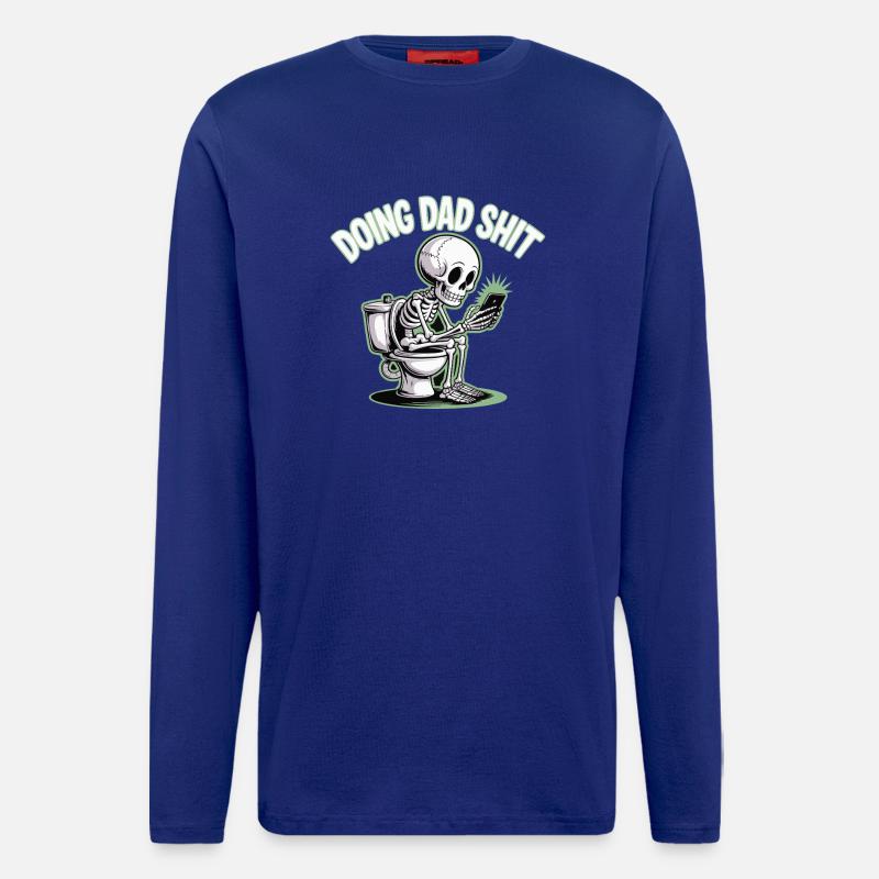 DOING DAD SHIT - Longsleeve - made by SPREAD  - Iconic Blue