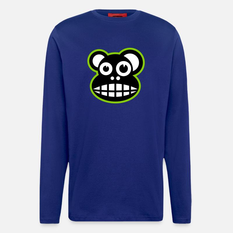 Lustiger Affe - Langarmshirt - made by SPREAD  - Iconic Blue