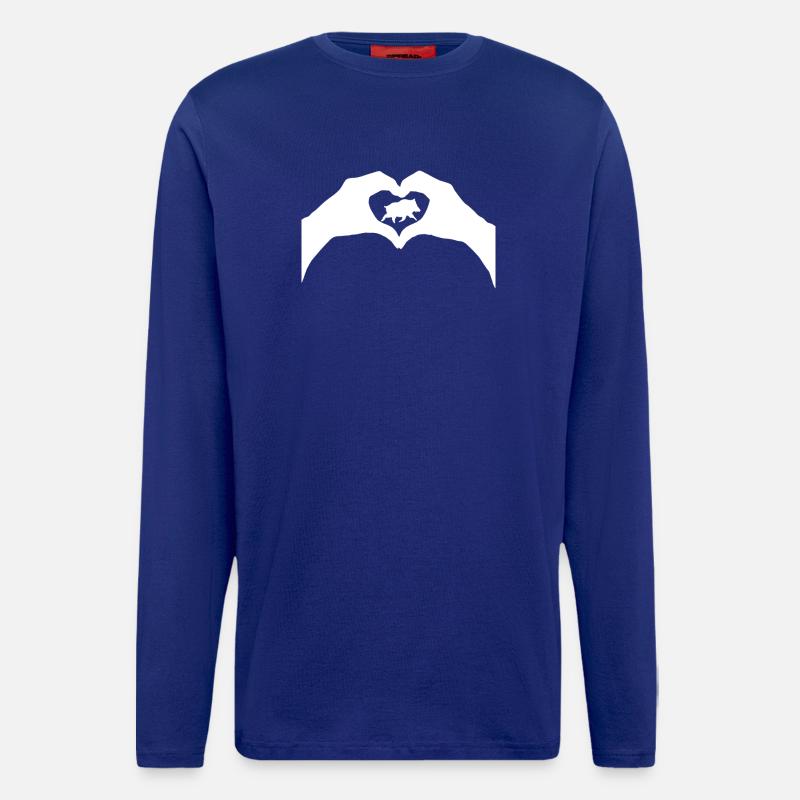 To hunt - Longsleeve - made by SPREAD  - Iconic Blue