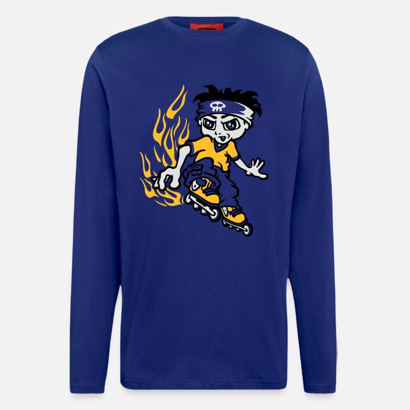 roller2009new_01_ - Longsleeve - made by SPREAD  - Iconic Blue