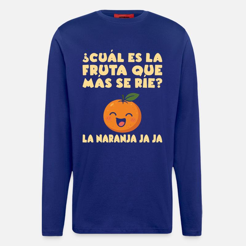 Lustige Spanischlehrerin der Maestra-Schule - Langarmshirt - made by SPREAD  - Iconic Blue