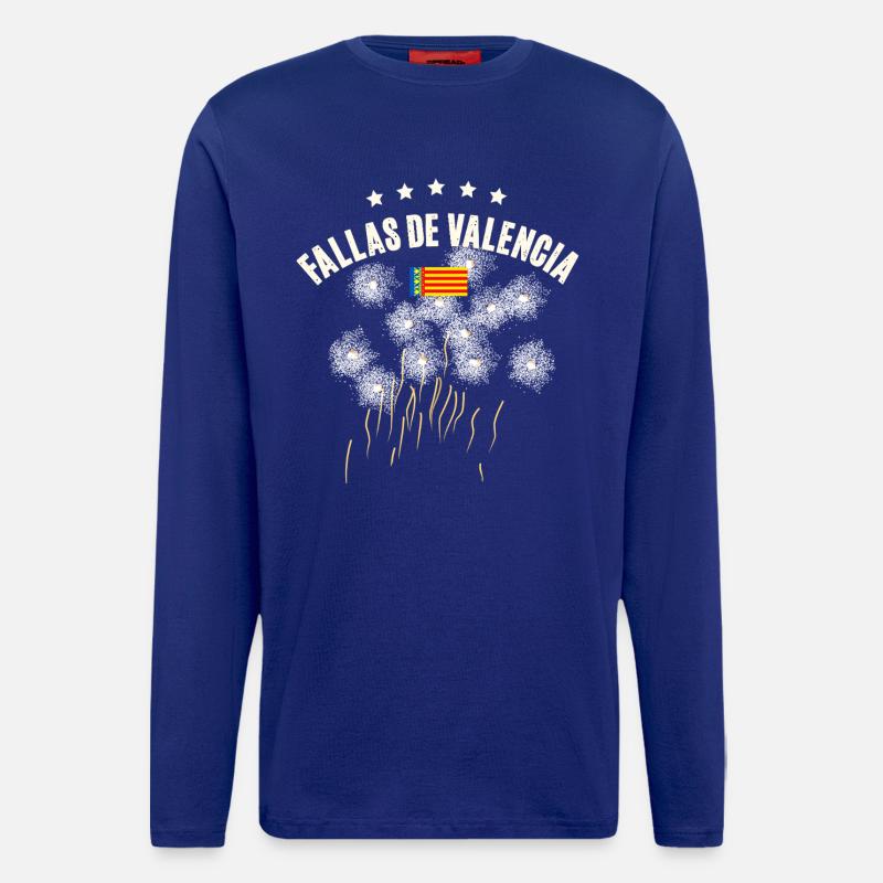 Fallas De Valencia Titan Salut - Longsleeve - made by SPREAD  - Iconic Blue