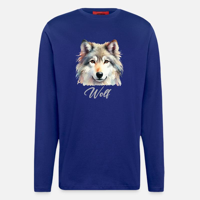 wolf - Langarmshirt - made by SPREAD  - Iconic Blue