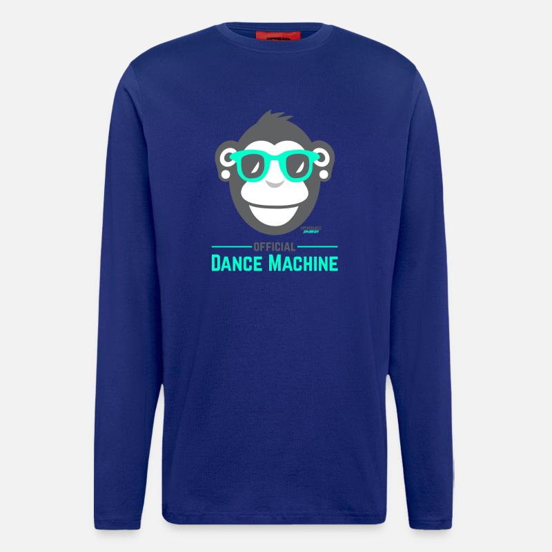 Official Dance Machine - Langarmshirt - made by SPREAD  - Iconic Blue