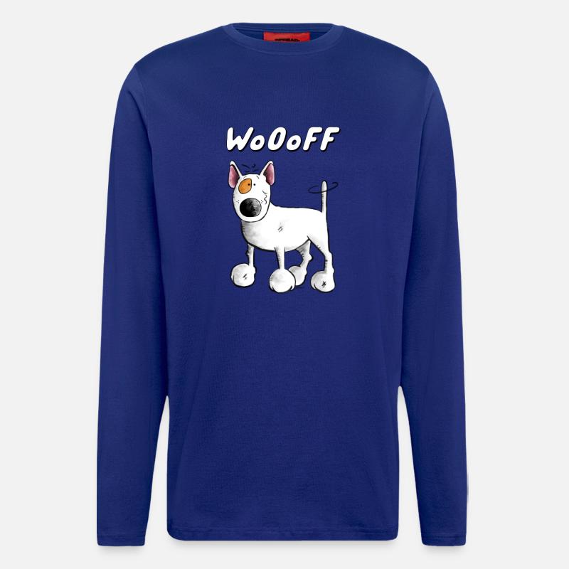 Wooff Bullterrier - Longsleeve - made by SPREAD - Iconic Blue