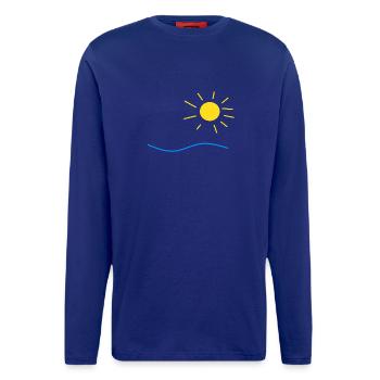 Sonne und Meer - Langarmshirt - made by SPREAD  - Iconic Blue - Vorne
