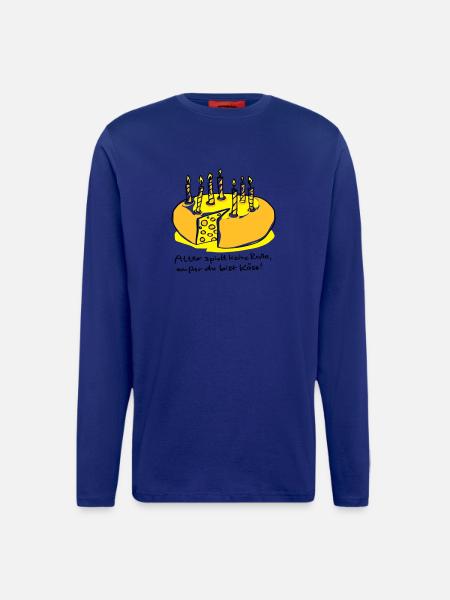 Alter und Käse - Langarmshirt - made by SPREAD - Iconic Blue