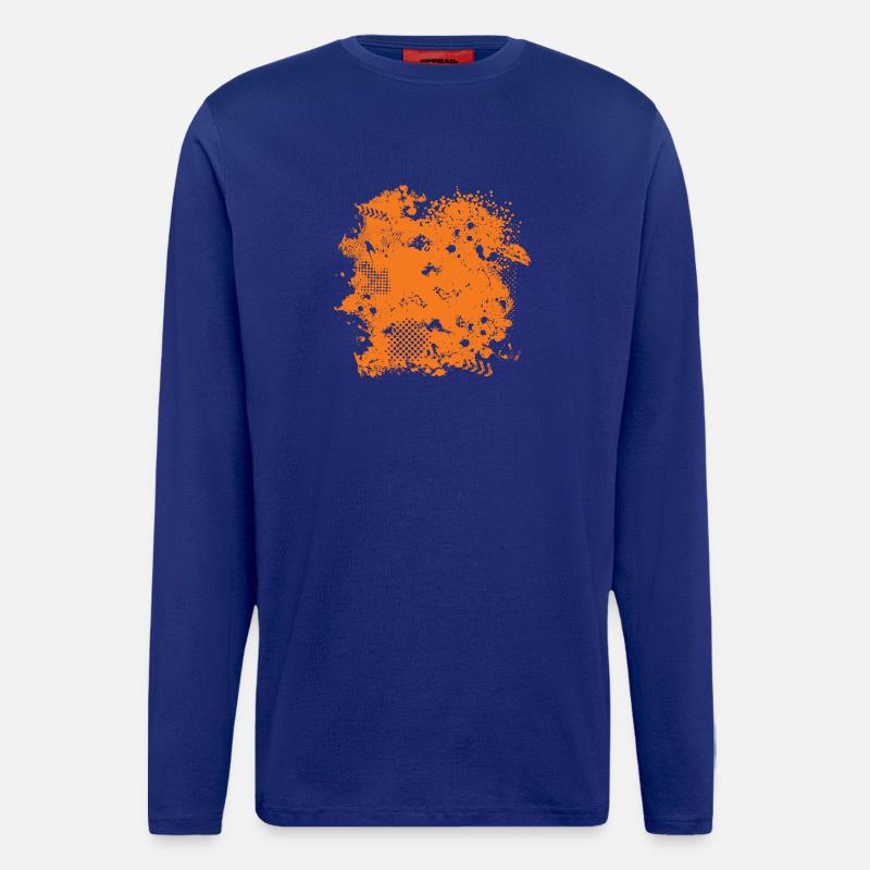Vector background eu - Longsleeve - made by SPREAD - Iconic Blue