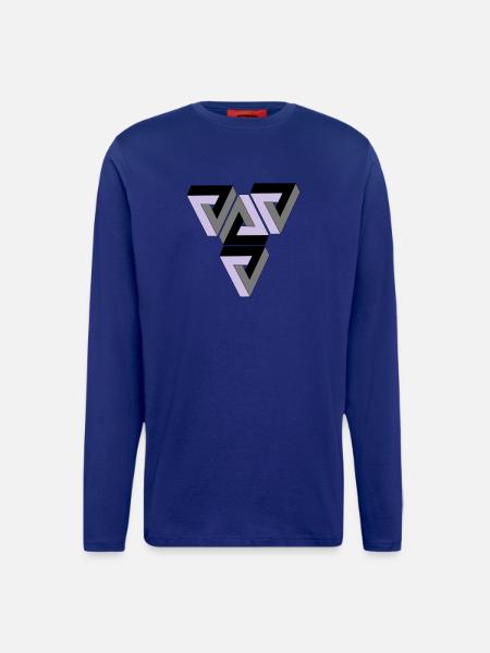 Penrose Triangle - Longsleeve - made by SPREAD - Iconic Blue