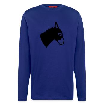 Esel - Langarmshirt - made by SPREAD  - Iconic Blue - Vorne