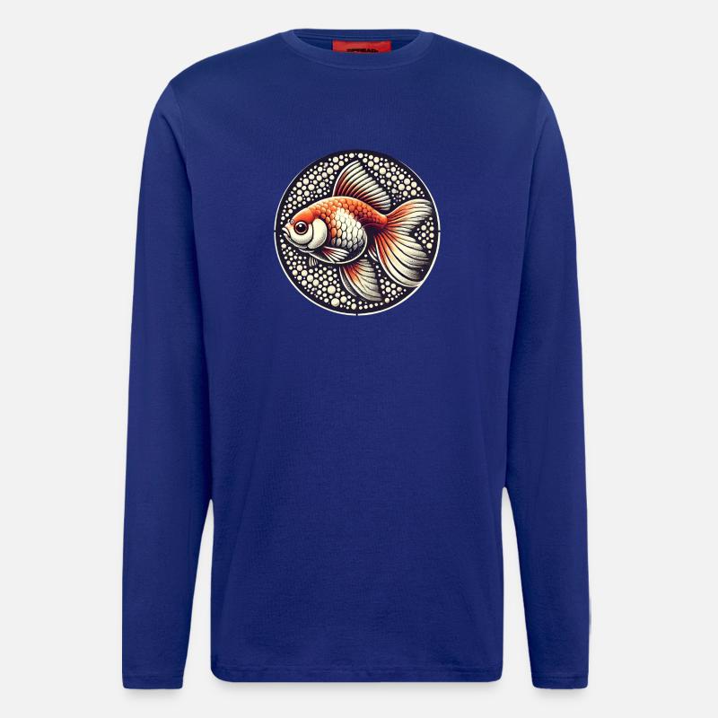 Goldfisch - Langarmshirt - made by SPREAD  - Iconic Blue
