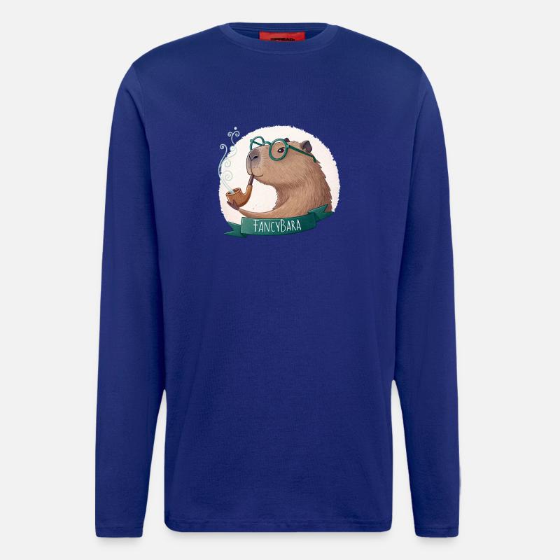 Fancybara-Logo – raffiniert & unvergesslich - Langarmshirt - made by SPREAD  - Iconic Blue