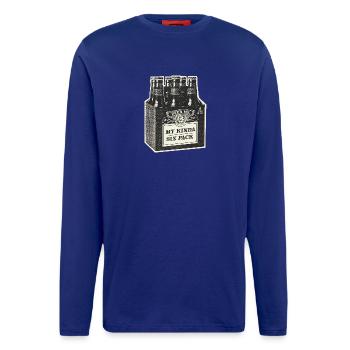 My Kinda Six Pack - Langarmshirt - made by SPREAD  - Iconic Blue - Vorne