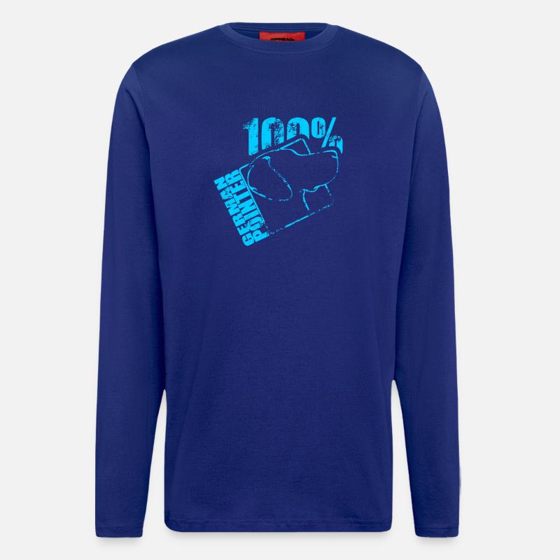 GERMAN POINTER 100 - Longsleeve - made by SPREAD  - Iconic Blue