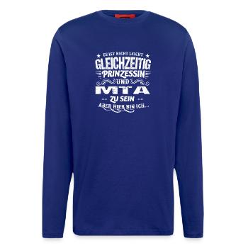 Prinzessin & MTA - Langarmshirt - made by SPREAD  - Iconic Blue - Vorne