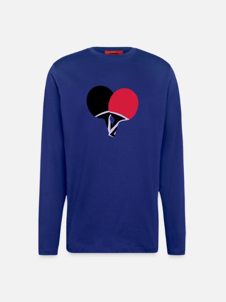 Table tennis, ping pong - Longsleeve - made by SPREAD - Iconic Blue